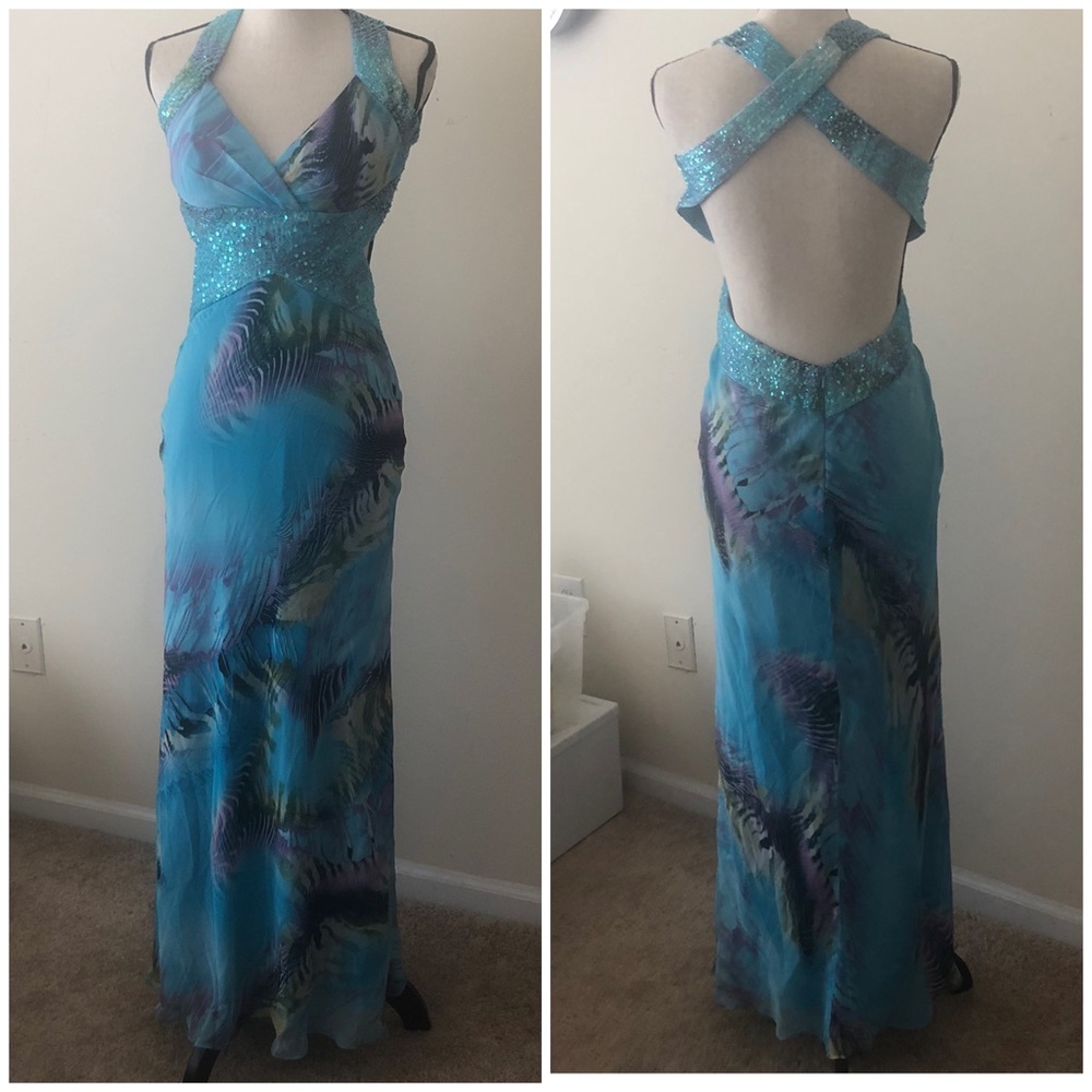 Tropical Prom Dress